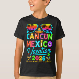 Camiseta Cancun mexico vacaciones playa 2026 viaje coincide