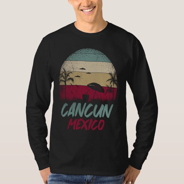 Camiseta Cancun Mexico Yucatan Holiday Vacation Travel  1 (Anverso)