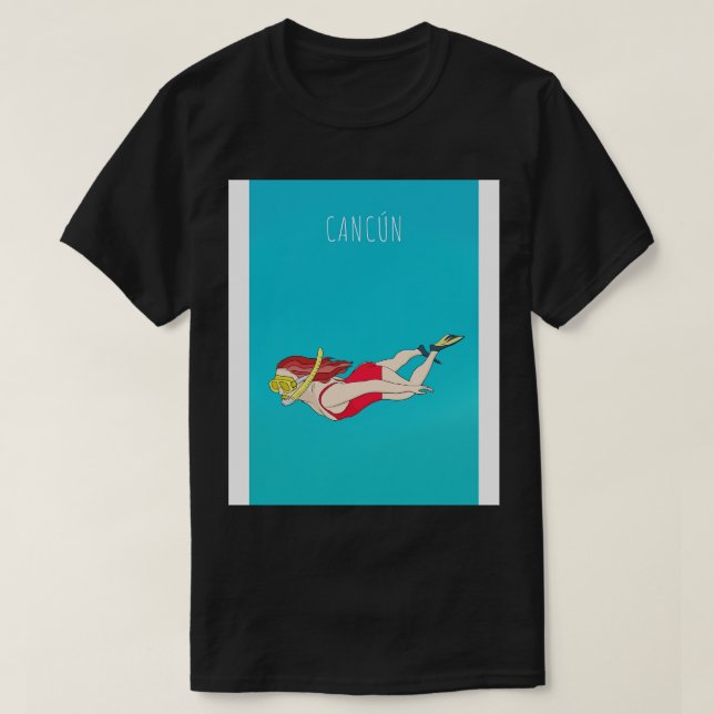 Camiseta Cancun Quintana Roo México (Diseño del anverso)