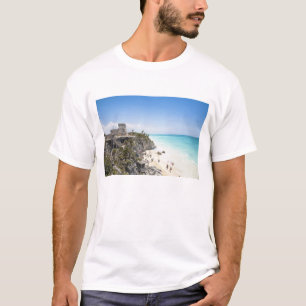 Camiseta Cancun, Quintana Roo, México - Ruinas en una colin