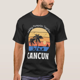 Camiseta Cancun Retro Golfo De México Familia Juntos Verano