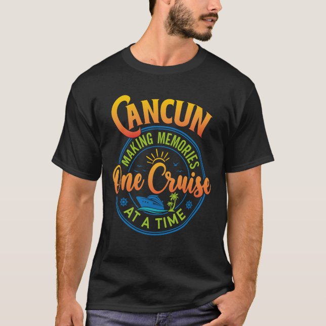 Camiseta Cancun Vacation 2023 Making Recuerdos Together (Anverso)