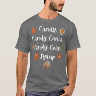 CAMISETA CANCY, CAÑAS DE CANDIDAJE, CABALLO, SIRRUP, NAVIDA