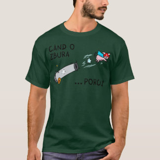 Camiseta Cand o zbura porcul