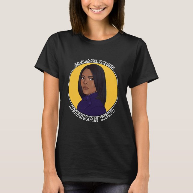 Camiseta Candace Owens American Hero (Anverso)