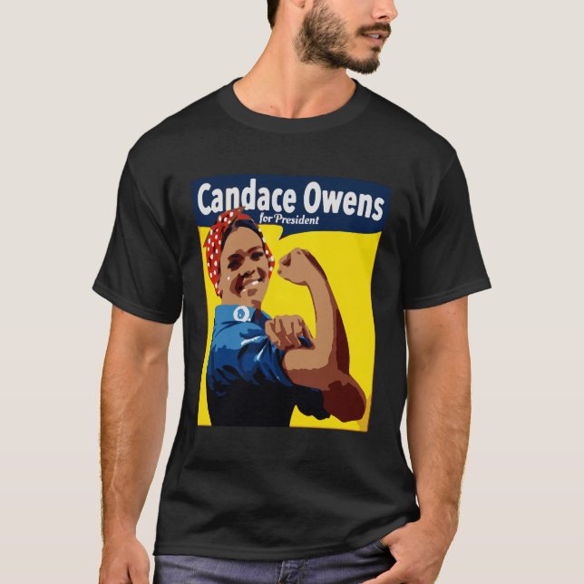 Camiseta Candace Owens Para Presidente 2024 (Anverso)