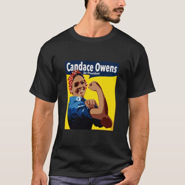 Camiseta Candace Owens Para Presidente 2024 (Anverso)