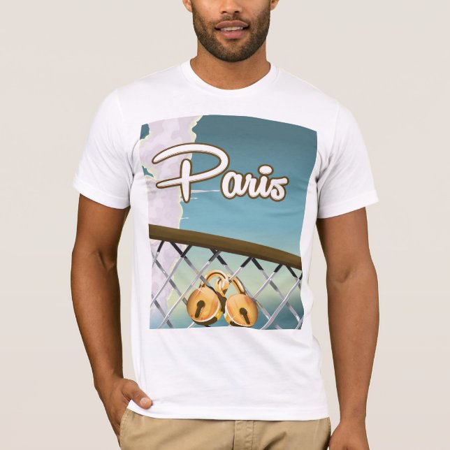 Camiseta Candados de amor de París (Anverso)