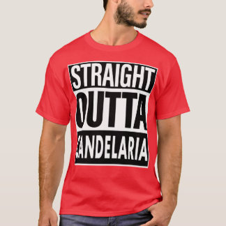 Camiseta Candelaria Nombre Straight Outta Candelaria