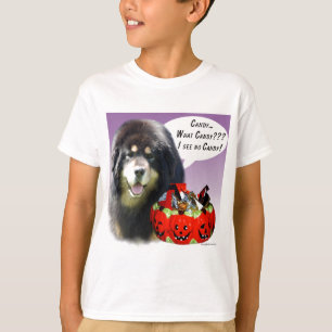 Camiseta Candía de Halloween de Mastiff tibetana