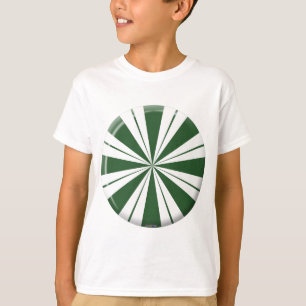 Camiseta Candía de rayas de menta rápida
