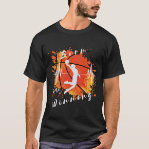Camiseta Candidato al básquetbol nacido para ganar diseño d