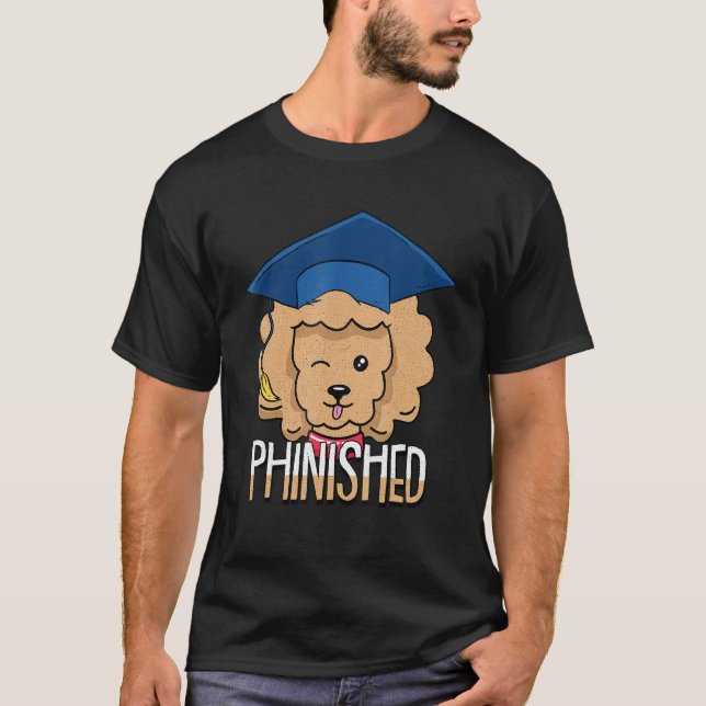 Camiseta Candidato De Grado De Perro De Pod Con Cuta De Pod (Anverso)