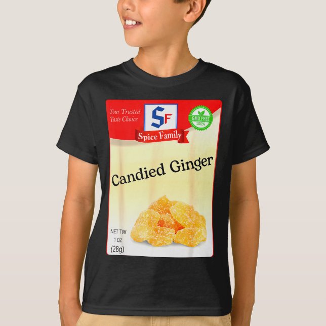 Camiseta Candied Ginger Condiment Holiday Sce Group Costume (Anverso)
