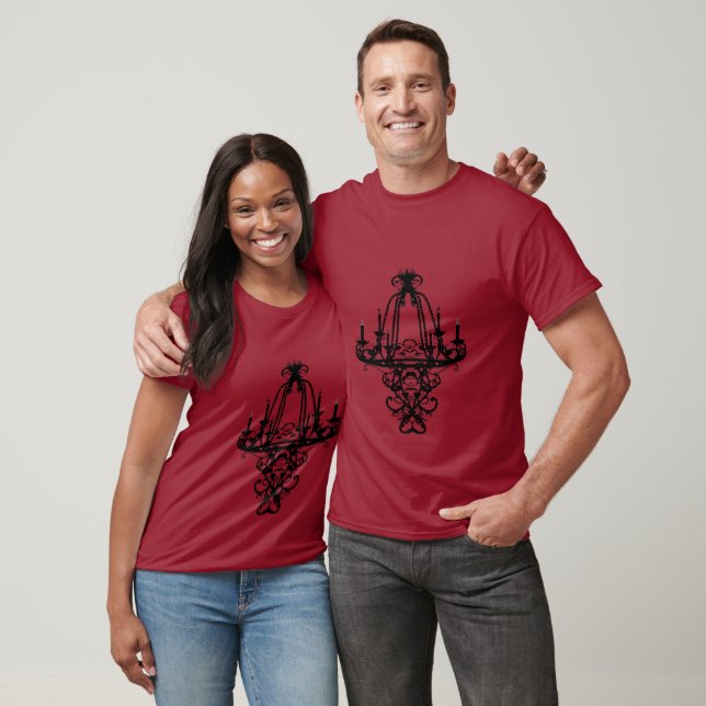 Camiseta Candilador negro elegante de moda (Unisexo)