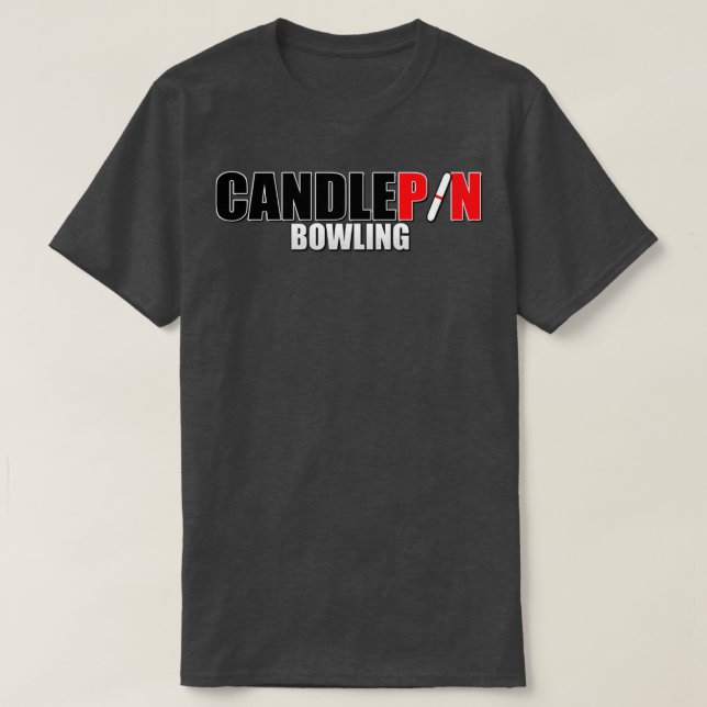Camiseta Candlepin Bowling (Diseño del anverso)