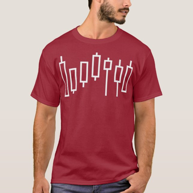 Camiseta Candlestick Chart Day Trader Forex Stock Trading (Anverso)