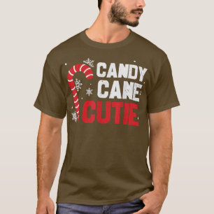 Camiseta Candy a Cane Cutie para las mujeres