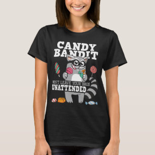 Camiseta Candy Bandit no deja tus bolsas desatendidas - Ra