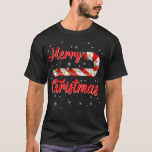 Camiseta Candy Candy Feliz Navidad Sno de Candy Rojo y Blan