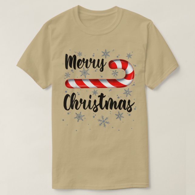 Camiseta Candy Candy Feliz Navidad Sno de Candy Rojo y Blan (Diseño del anverso)