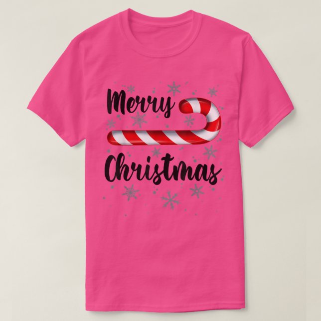 Camiseta Candy Candy Feliz Navidad Sno de Candy Rojo y Blan (Diseño del anverso)
