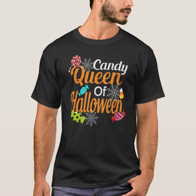 Camiseta Candy Candy Reina De Halloween Trick O Trate Cham (Anverso)