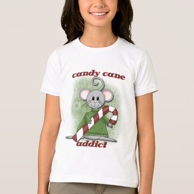 Camiseta Candy Cane Addict Tshirts y regalos (Anverso)