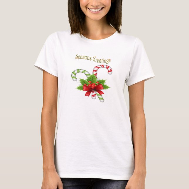 Camiseta Candy Cane Christmas (Anverso)