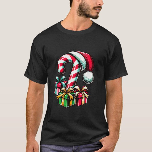 Camiseta Candy Cane Christmas Sweets Xmas  (Anverso)
