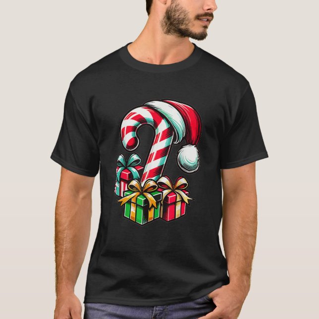 Camiseta Candy Cane Christmas Sweets Xmas  (Anverso)