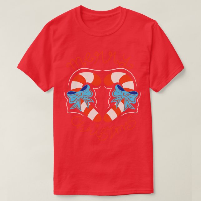 Camiseta Candy Cane Christmes (Diseño del anverso)