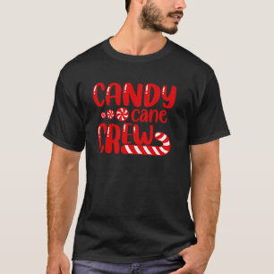 Camiseta Candy Cane Crew Candy Xmas Pajamas Familia