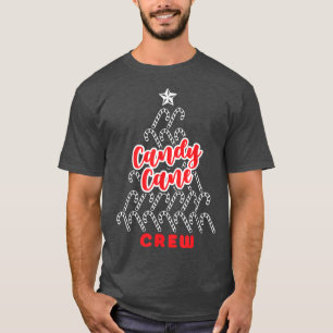 Camiseta Candy Cane Crew Christmas Sweets Family Matching C