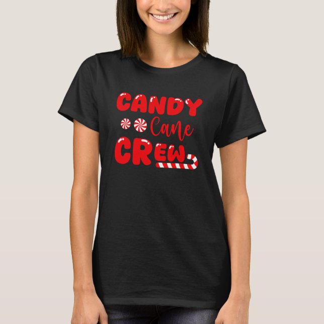 Camiseta Candy Cane Crew Coincide con Candy Lover (Anverso)