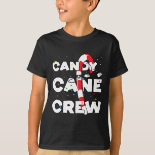 Camiseta Candy Cane Crew Fun Navidades Candy Lover Bailando