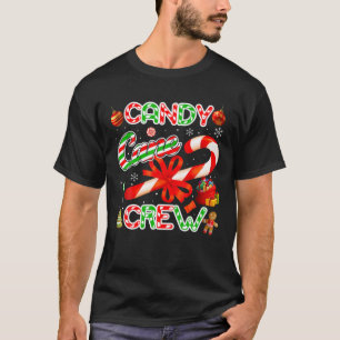 Camiseta Candy Cane Crew Funny Christmas Candy Lover X-Mas