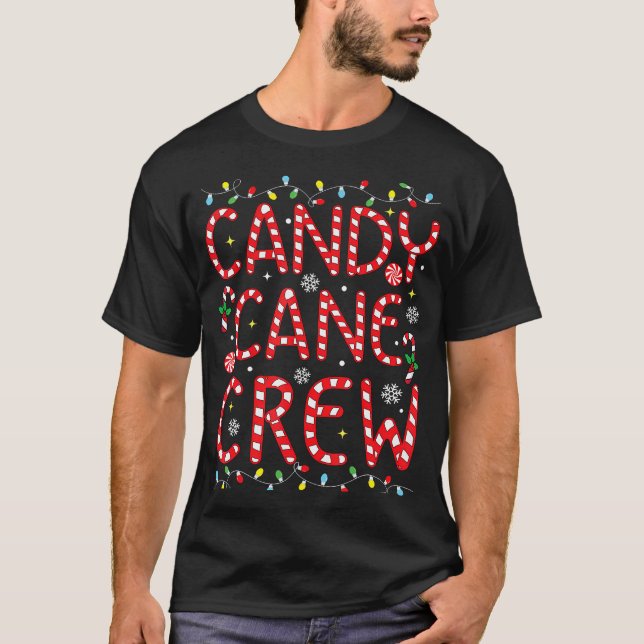 Camiseta Candy Cane Crew Funny Navidades Candy Cane Lover X (Anverso)