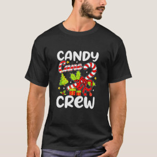 Camiseta Candy Cane Crew Funny Navidades Candy Lover Kids B