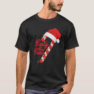 Camiseta Candy Cane Crew Funny Navidades Candy Lover Man Wo