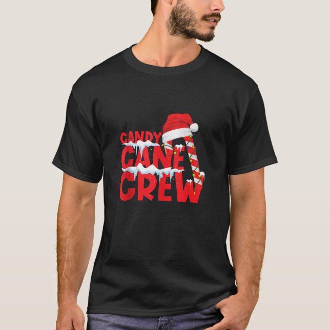 Camiseta Candy Cane Crew Funny Navidades Candy Lover Man Wo (Anverso)