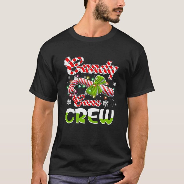 Camiseta Candy Cane Crew Funny Navidades Candy Lover Matchi (Anverso)