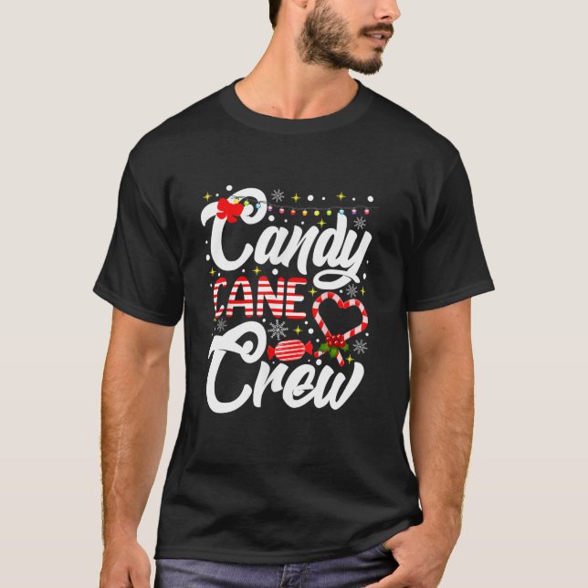 Camiseta Candy Cane Crew Funny Navidades Candy Lover X Mas (Anverso)