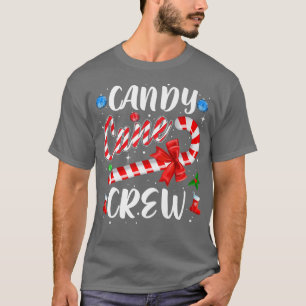 Camiseta Candy Cane Crew Funny Navidades Candy Lover X-mas