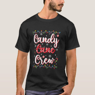 Camiseta Candy Cane Crew Funny Navidades Candy Lover Xmas P