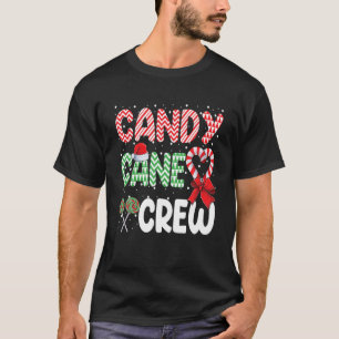 Camiseta Candy Cane Crew Funny Navidades Sweet Candy Merry