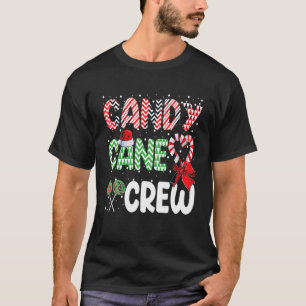 Camiseta Candy Cane Crew Funny Navidades Sweet Candy Merry