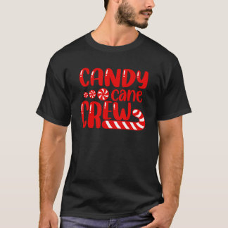 Camiseta Candy Cane Crew Grupo Familiar Candy Lover