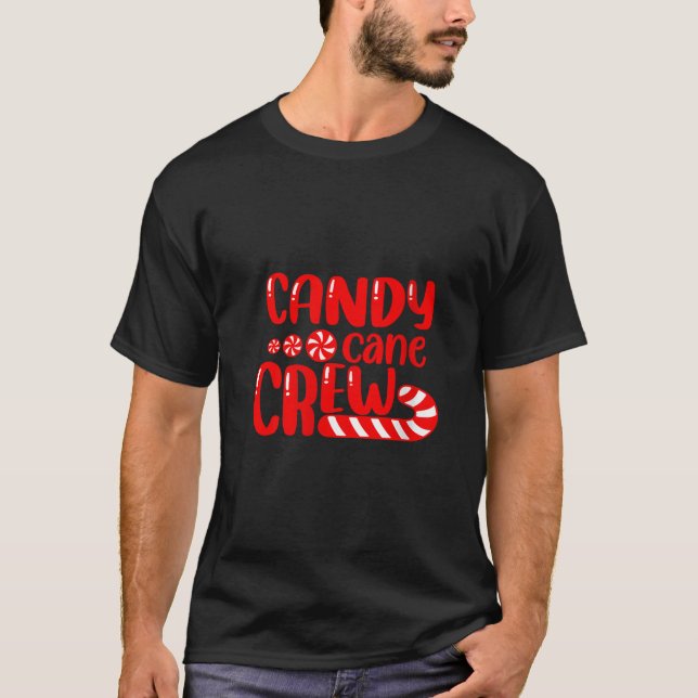 Camiseta Candy Cane Crew Grupo Familiar Candy Lover (Anverso)