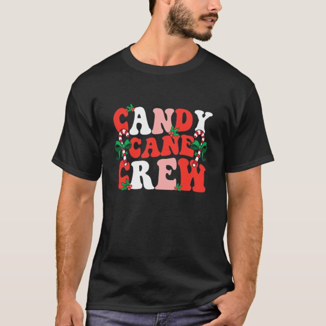 Camiseta Candy Cane Crew Navidades Candy Cane Fiesta Boys G (Anverso)
